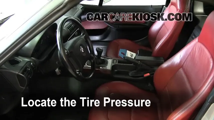 1997 BMW Z3 Roadster 2.8L 6 Cyl. Tires & Wheels Check Tire Pressure
